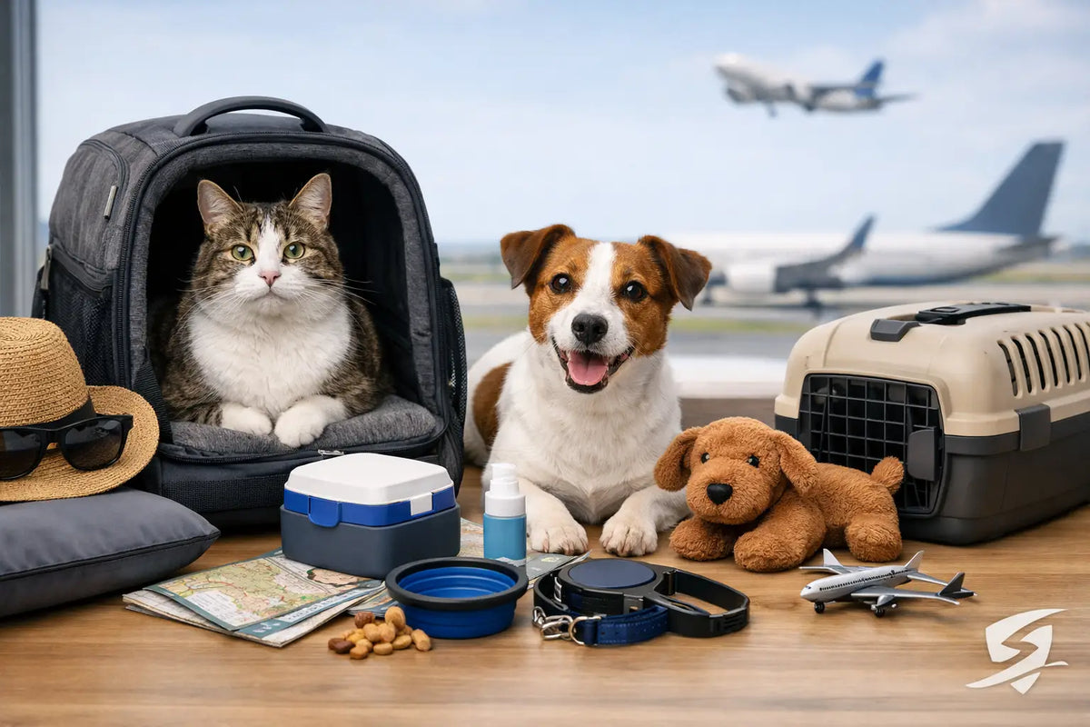 Pet Travel Essentials Kit for International Moves